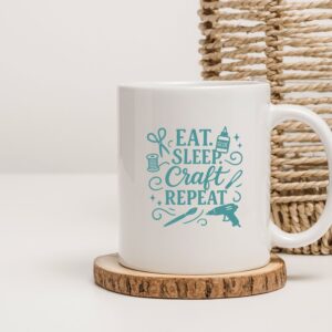 Eat. Sleep. Craft. Repeat. - SVG File
